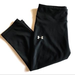 UA Compression Crop Black